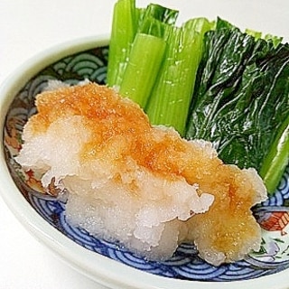 サッパリ美味しい小松菜とおろし大根
